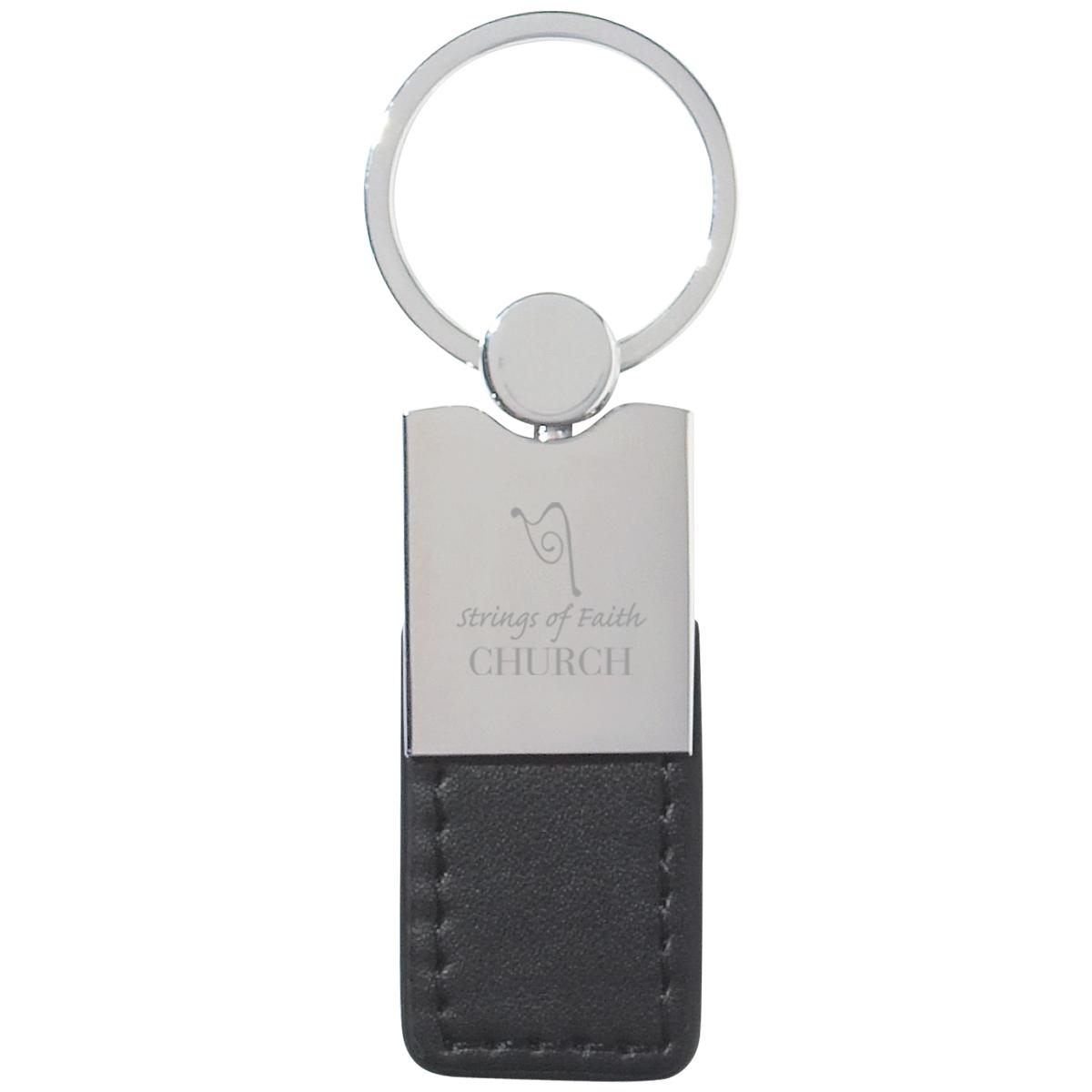 PR31205-MetalSimulated-Leather-Key-Tag.jpg PR31205 MetalSimulated Leather Key Tag