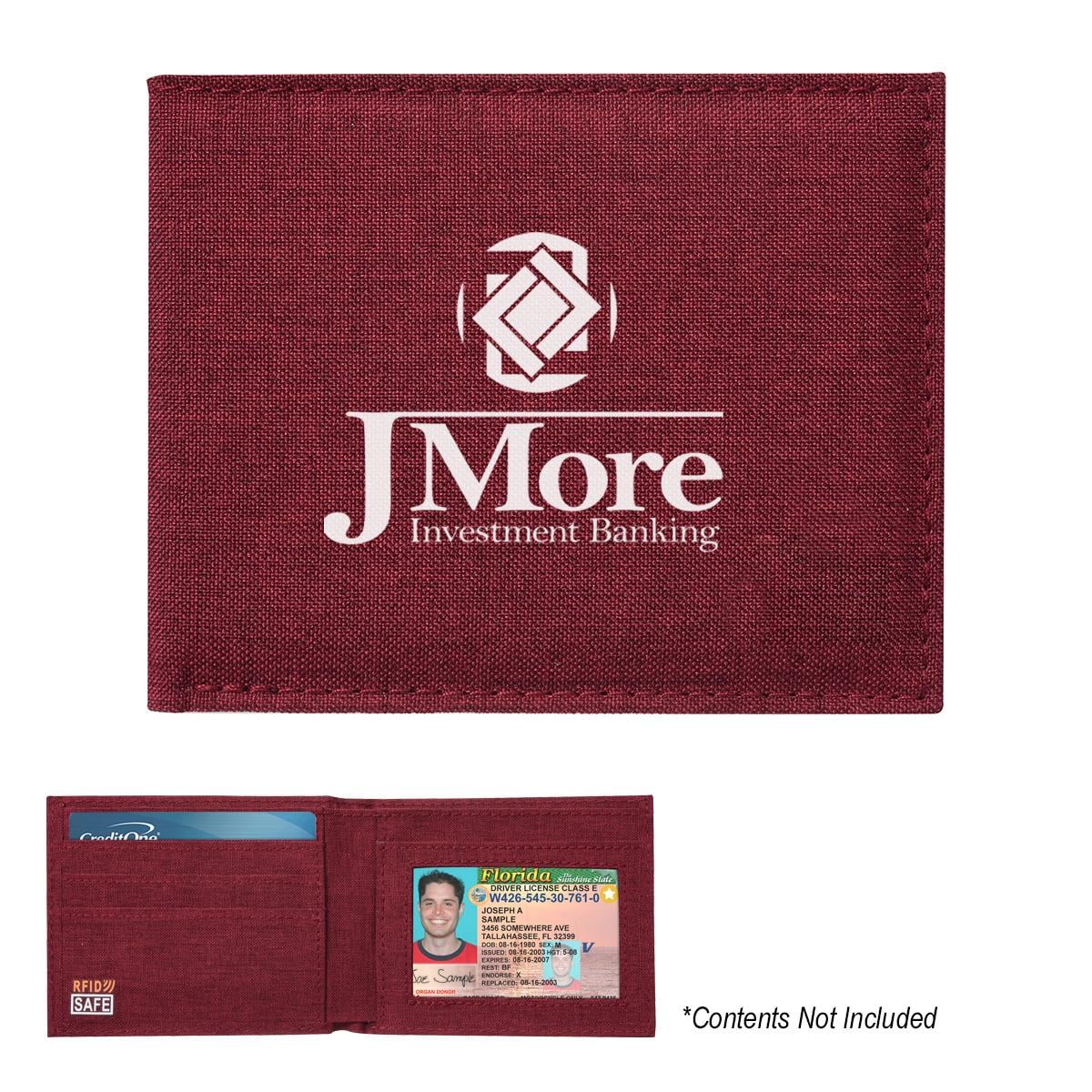 PR31217-Heathered-RFID-Data-Blocking-Wallet.jpg PR31217 Heathered RFID Data Blocking Wallet