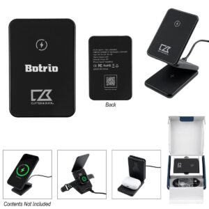 PR31513 Cutter Buck 3 In 1 Magnetic Wireless Charger