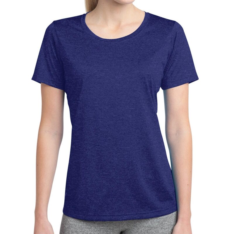 PR31659 Sport Tek Ladies Heather Contender Scoop Neck Tee