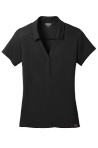PR31671 1 Blacktop DECORATED OGIO Ladies Framework Polo