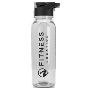 Custom Promotional Products 2 PR33793 1 Clear DECORATED Garyline Boss Embossed Tritan Bottle with Drink Thru Lid 24 oz