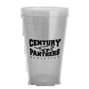 Custom Promotional Products 16 PR33819 1 Frost DECORATED Garyline Insulated Party Cup 16 oz
