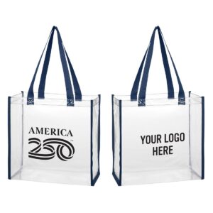 PR34687 America250 Clear EVA Tote Bag