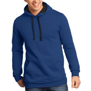 Custom Promotional Products 17 PR35159 2 Deep Royal DECORATED District Young Mens The Concert Fleece Hoodie