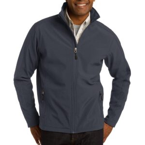 PrintMagic Home Page 84 PR35221 1 Battleship Gray DECORATED Port Authority Core Soft Shell Jacket