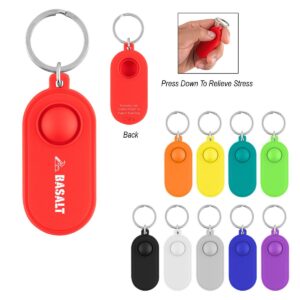 PR35379 Push Pop Stress Reliever Key Tag
