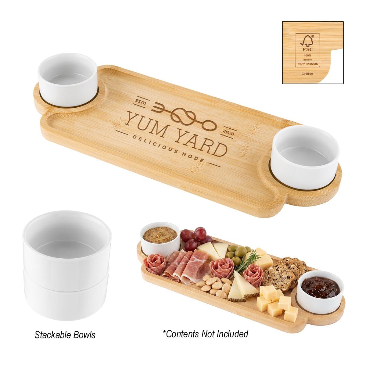 PR35487-Bamboo-Serving-Tray-With-Porcelain-Bowls.jpg PR35487 Bamboo Serving Tray With Porcelain Bowls