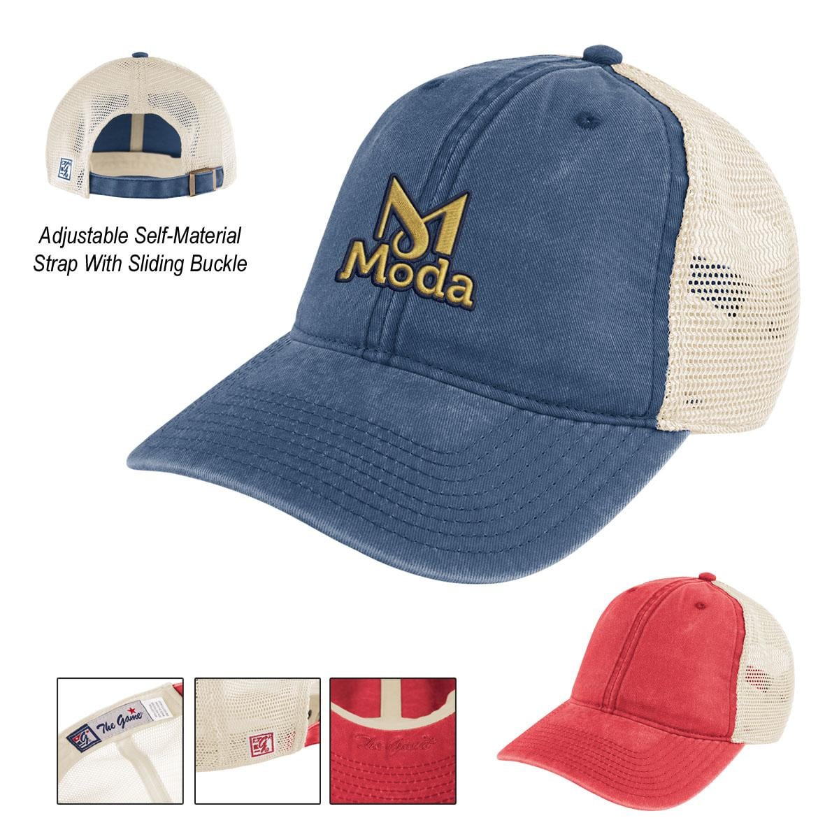 PR35531-Pigment-Dyed-Twill-Trucker-Cap.jpg PR35531 Pigment Dyed Twill Trucker Cap