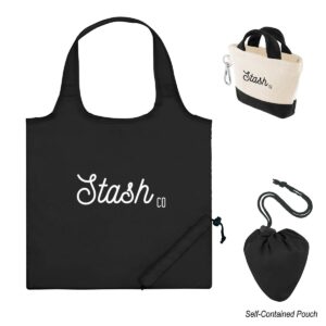 PR35863 Foldaway Recycled Tote Bag